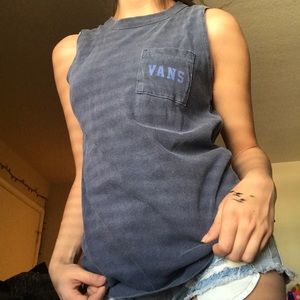 Vans Blue Muscle Tee